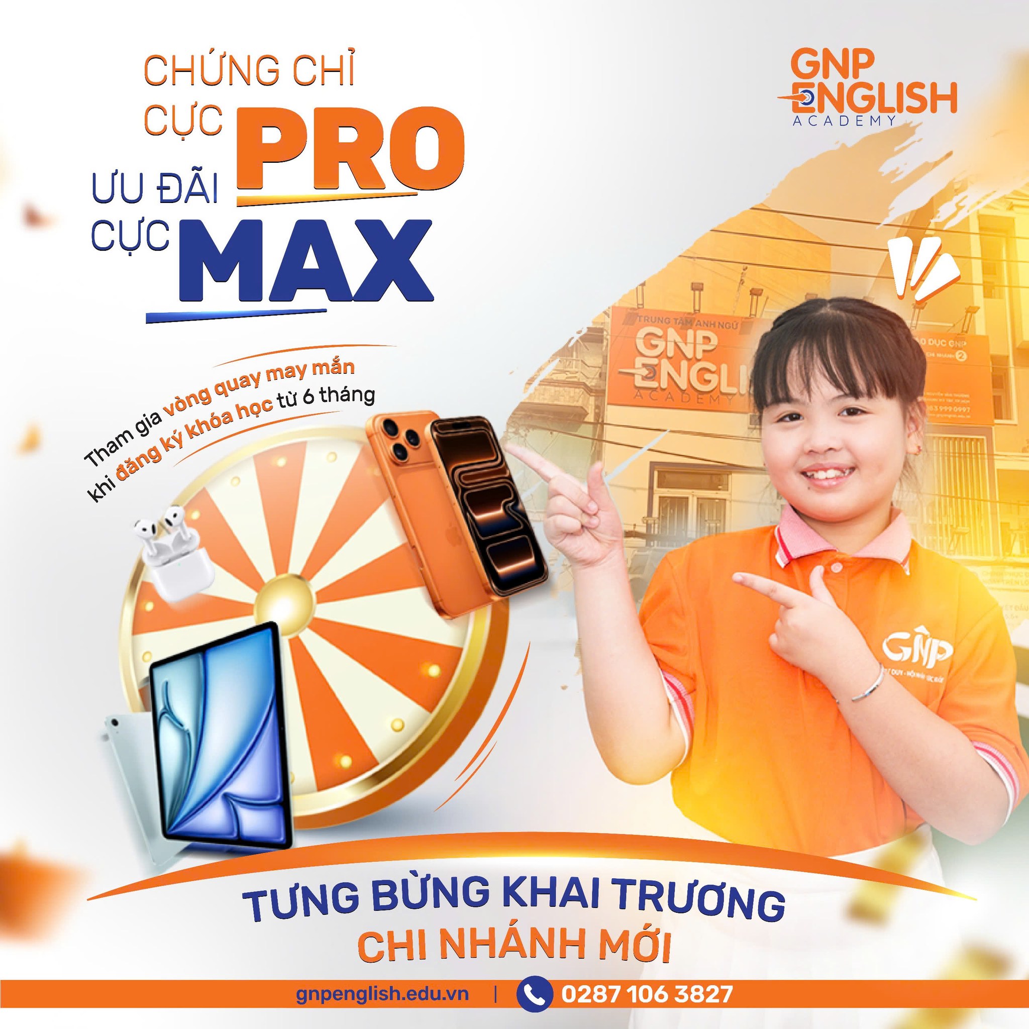 Khóa học giảm giá GNP English